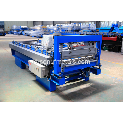 Garis mesin roll forming lembaran atap bergelombang